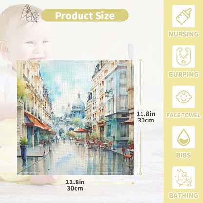 Gauze Cotton Baby Towels Set for Newborn Handkerchiefs
