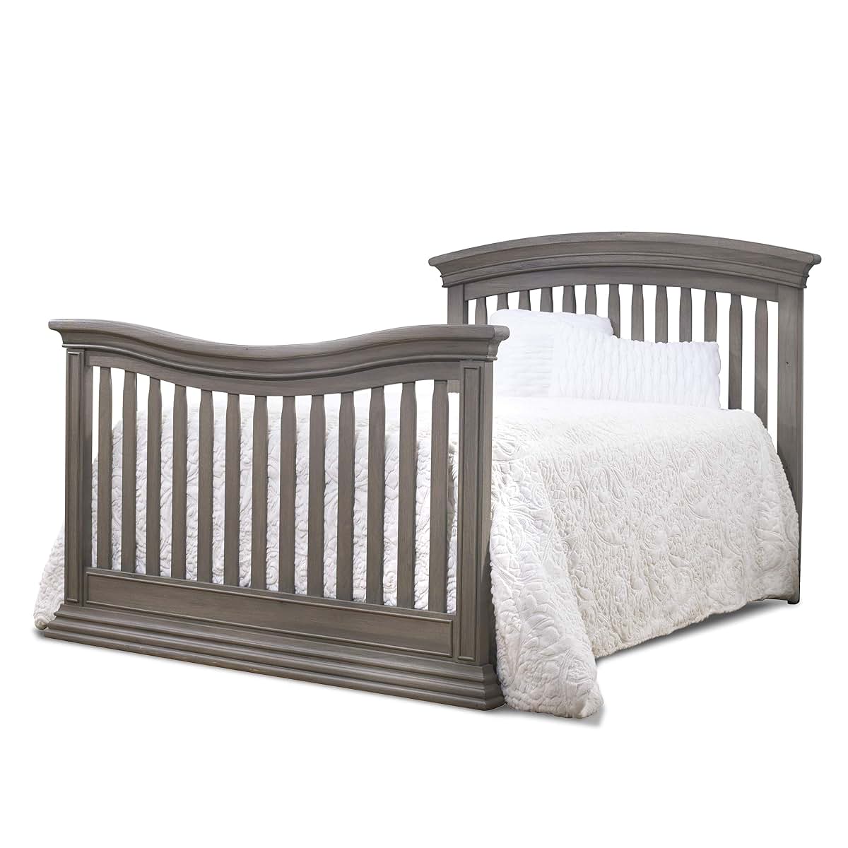 Sorelle Furniture Toddler & Full-Size Bed Adult Rails, Conversion Kit, Wood Bed Rail for Crib, Converts to Toddler Bed