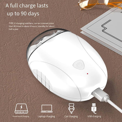 JSGHGDF Safe Electric Nails Grinder with Night Lamp Function USB C Rechargeable for Infants Toddler and Rechargeable (photo 4)