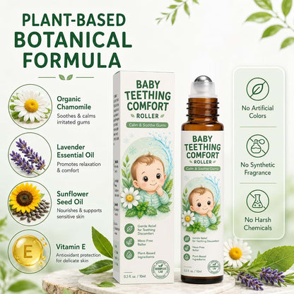 Coregnosis Teething Roller, Organic Chamomile Lavender Baby Oil Roll On Formula (photo 4)