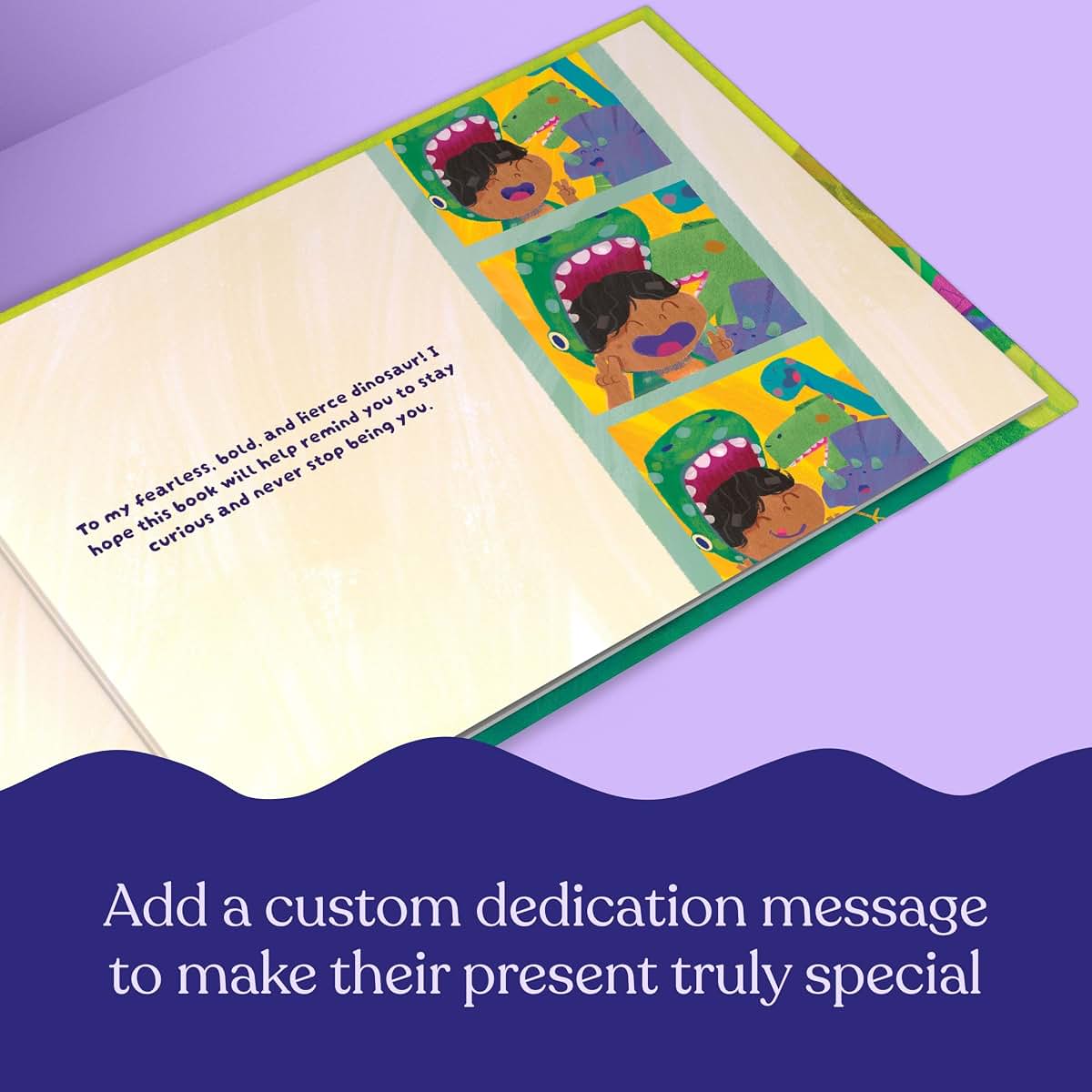 Luna Studios How To Raise A Dinosaur Personalized Book (photo 4)