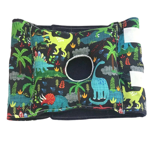 Lil' Bayou Boutique Dinosaur G-tube Pillow Belt for Infant Tummy Time