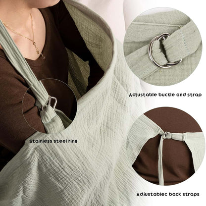 Lalifit Muslin Nursing Cover Extra Large 100% Cotton