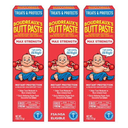 Boudreaux's Butt Paste Max Strength Diaper Rash Cream