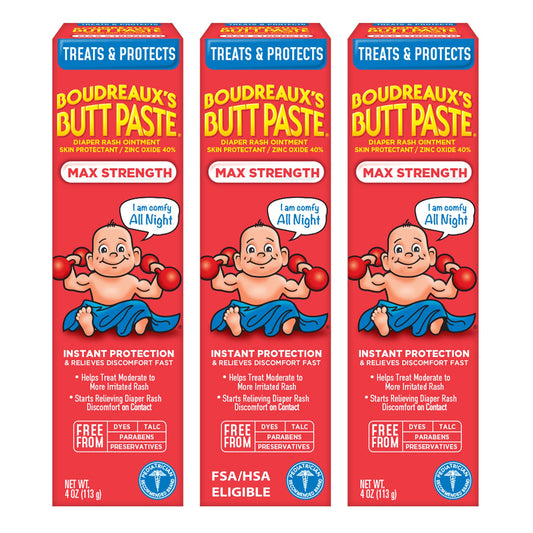 Boudreaux's Butt Paste Max Strength Diaper Rash Cream