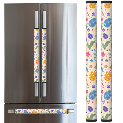 LORTURE Refrigerator Handle Covers, Set of 2 (Easter)