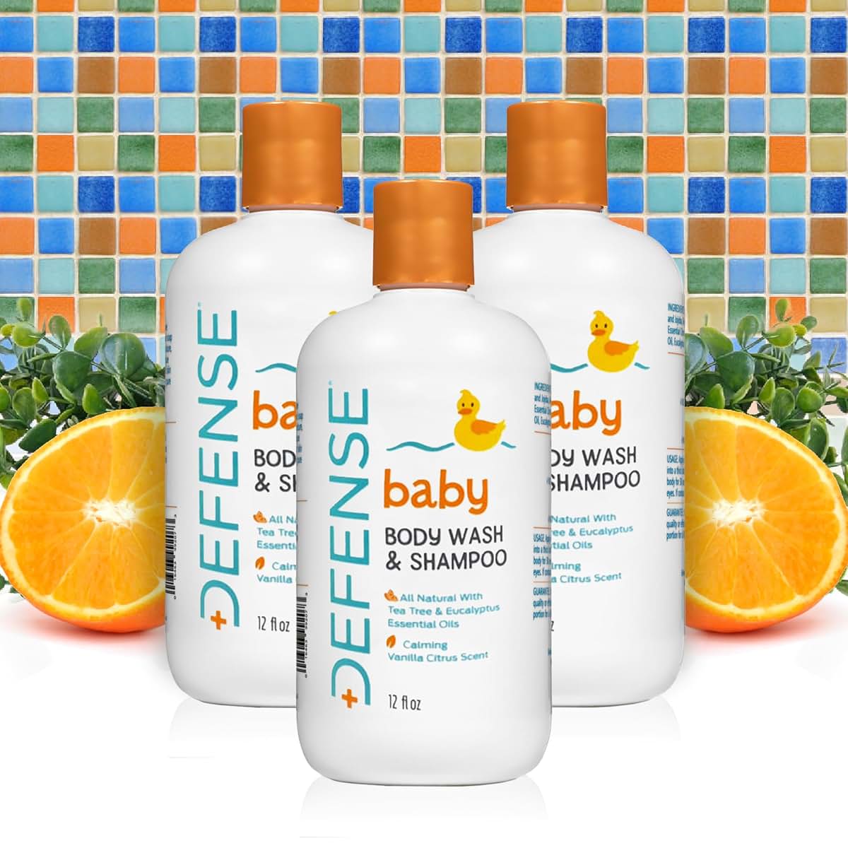 BabyOneStop Defense Soap Baby Shampoo and Body Wash with Tea Tree and Coconut Oil