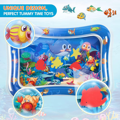 Infinno Inflatable Tummy Time Mat Water Play