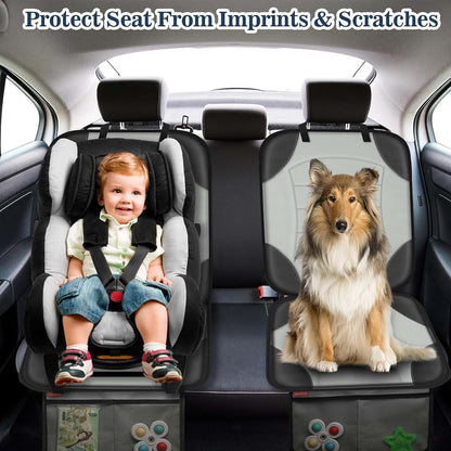 Sinvitron Car Seat Protector, Waterproof, Grey