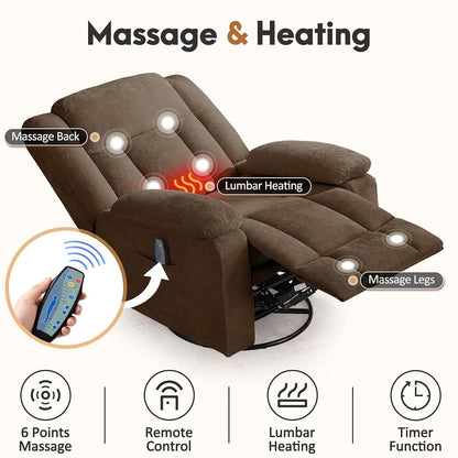 Korser Rocker Recliner Chair for Adults and Nursery