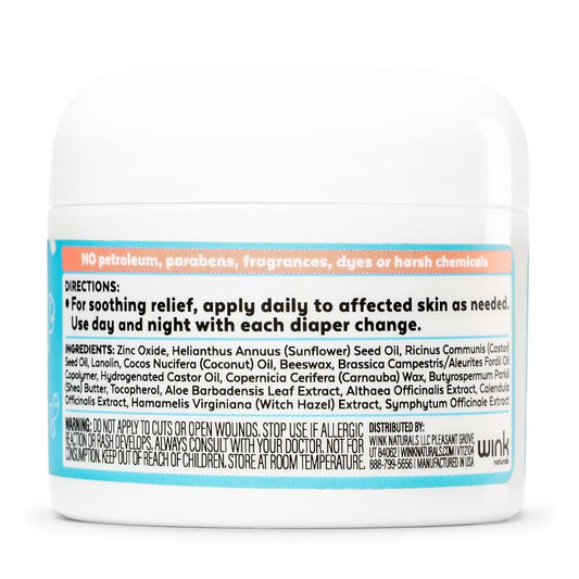 Wink Naturals Diaper Rash Cream - Rash Ointment (photo 2)