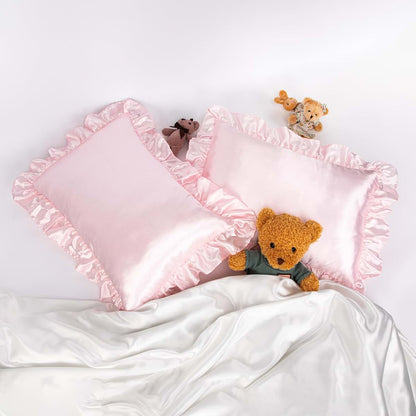 XUEHAN BEDDING Satin Toddler Pillow Case Set