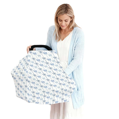 BabyOneStop Valentine Bow Car Seat and Nursing Cover