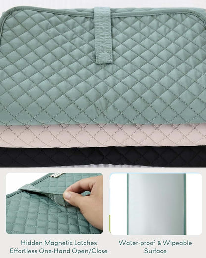 Lily Miles Baby Changing Pad Portable With Magnetic Latches