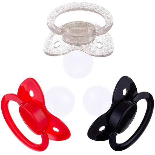 J&Or The Classic Original Adult Sized Pacifier Dummy Three Color Pack