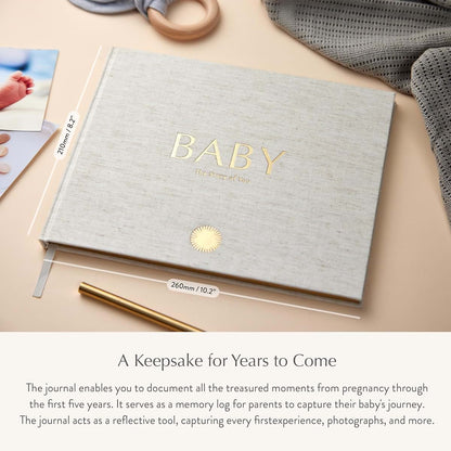 Mål Paper Pregnancy Journal And Cotton Baby Memory Book (photo 2)