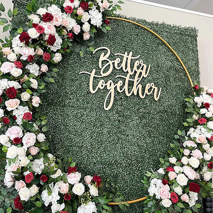 QPARTYFIRE Wooden Better Together Sign