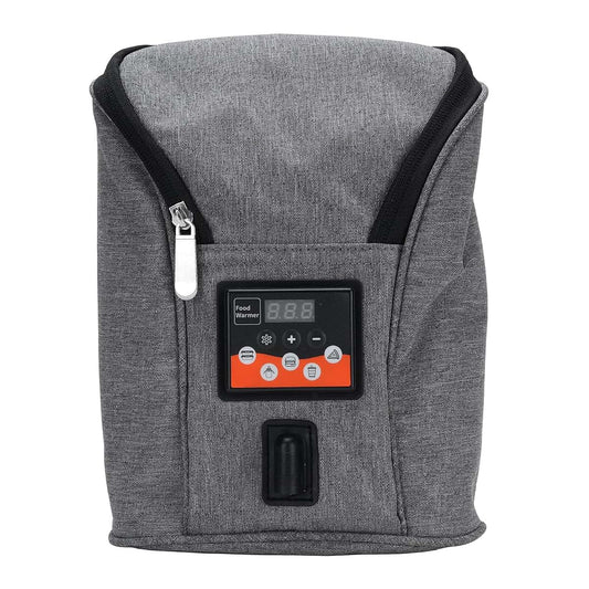 Fockety Portable Bottle Warmer, Adjustable Temperature Cordless Baby Milk Bottle Warmer Insulated Baby Bottle Warmer