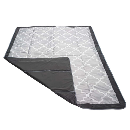 Jj Cole Outdoor Toddler Blanket In Stone Arbor, Water-Resistant Play Mat