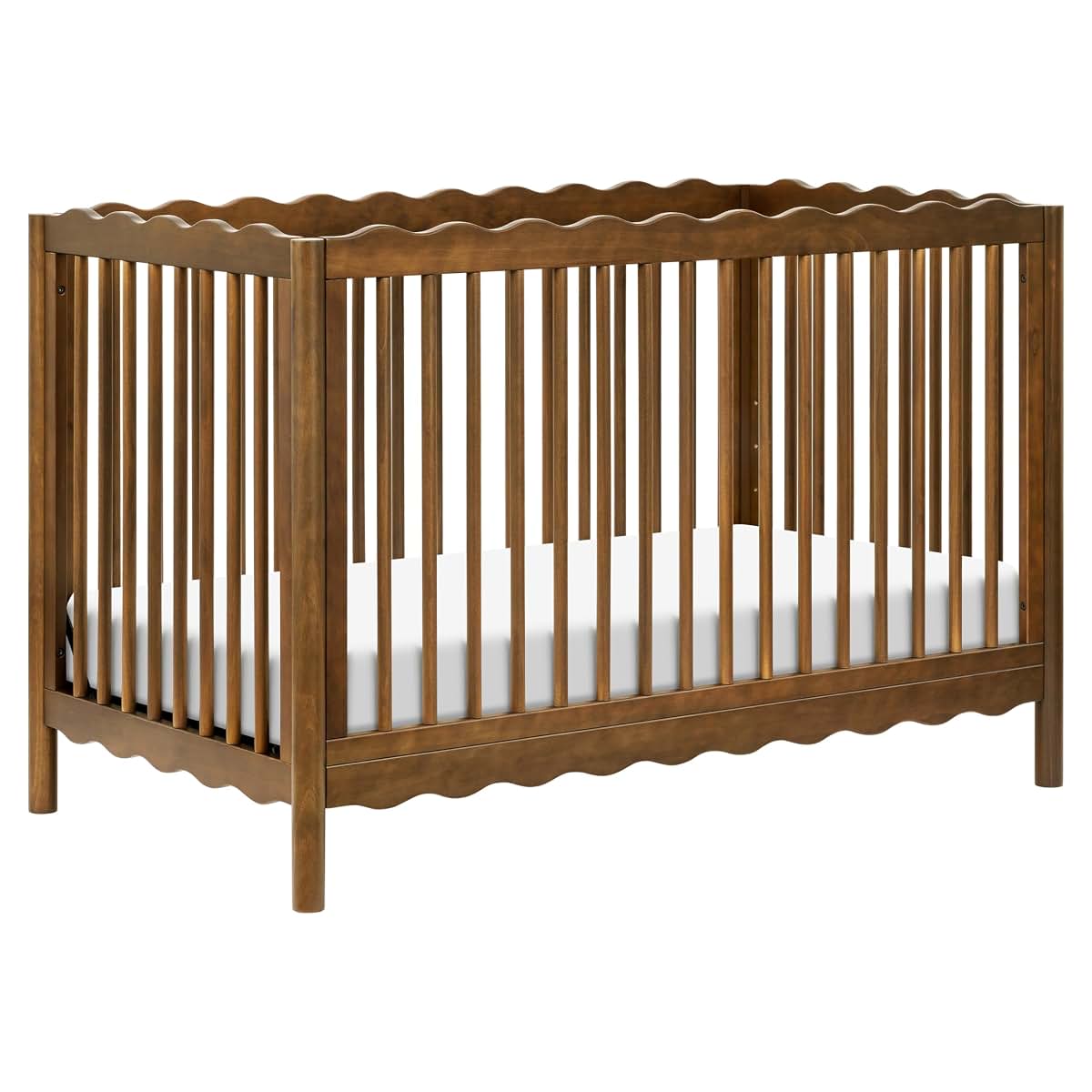 Babyletto Swell Convertible Baby Crib, Natural Walnut, Greenguard Certified