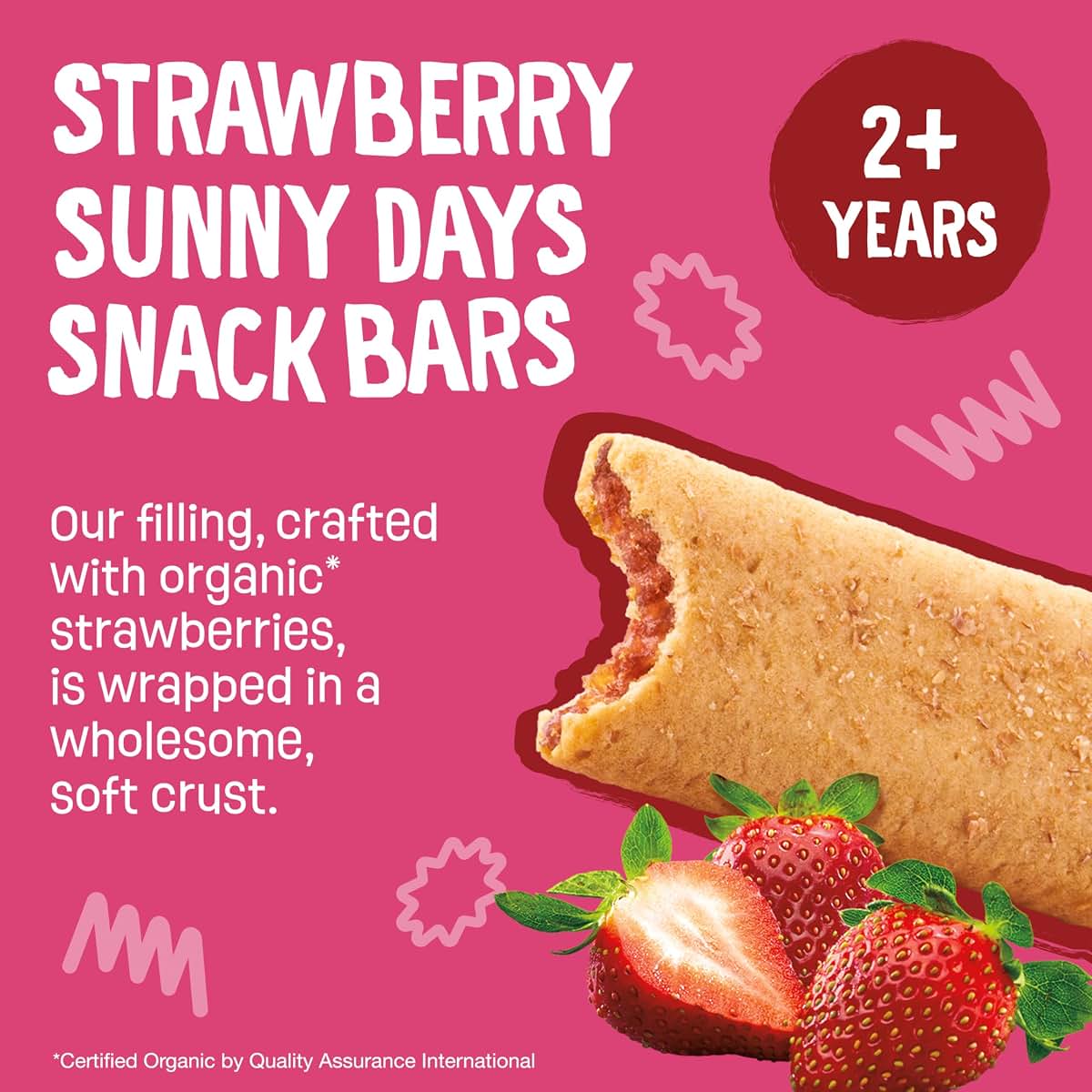 Earth's Best Organic Sunny Days Strawberry Snack Bars, 7 Count