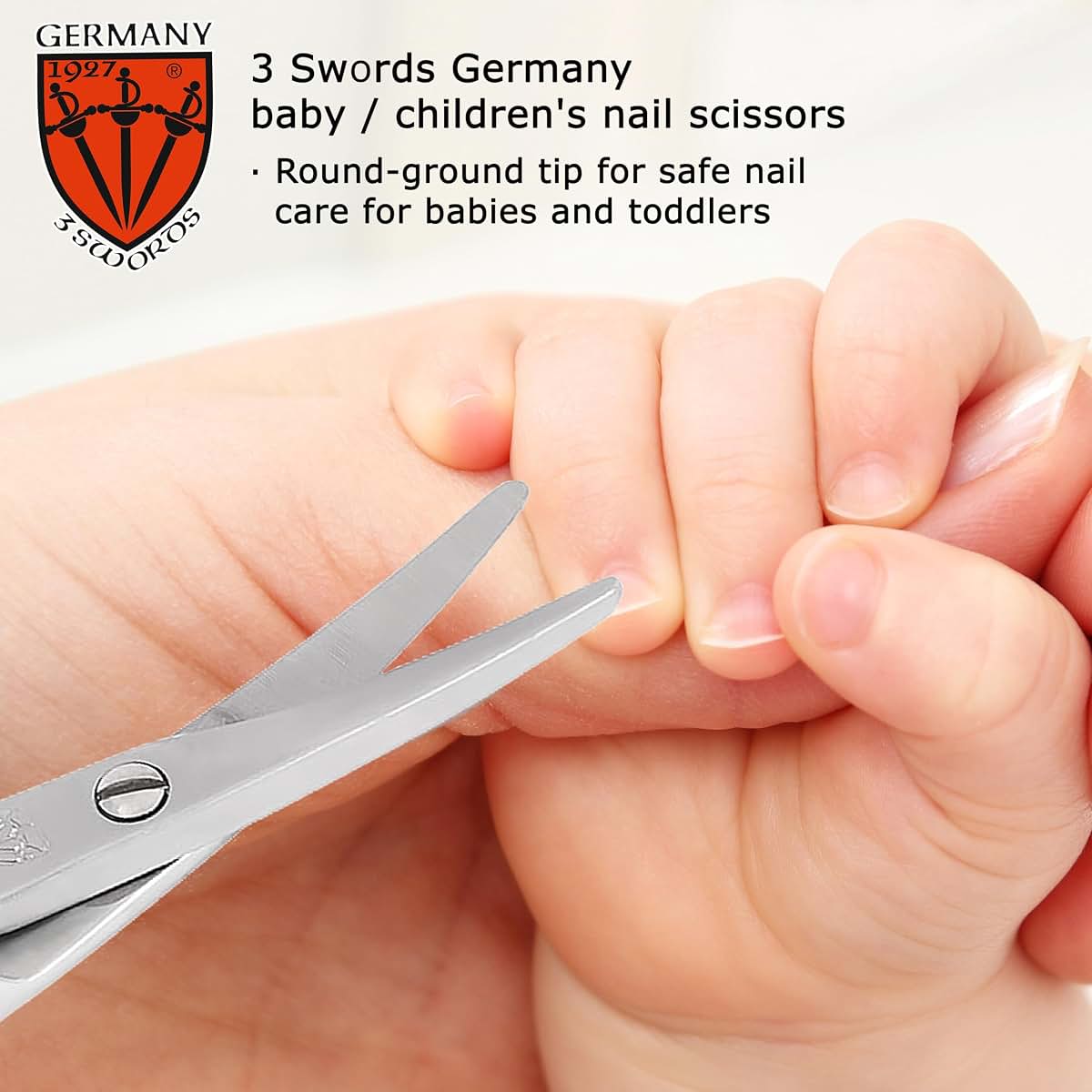 Drei Schwerter Baby Nail Scissors With Corbi Raven Case (photo 3)