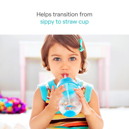 Munchkin Weighted Toddler Straw Cups with Click Lock Lid