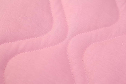 Abstract Quilted Portable Crib Bib Sheet Saver 24.5" X 13" (2 Pack, Pink) (photo 4)