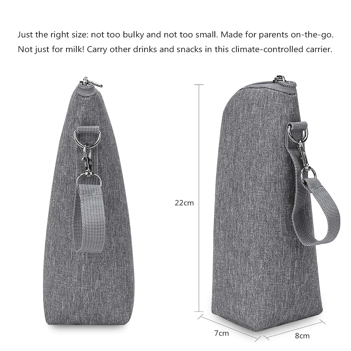 Travel Milk Warmer Bag Insulated Baby Bottle Cover for Nursing