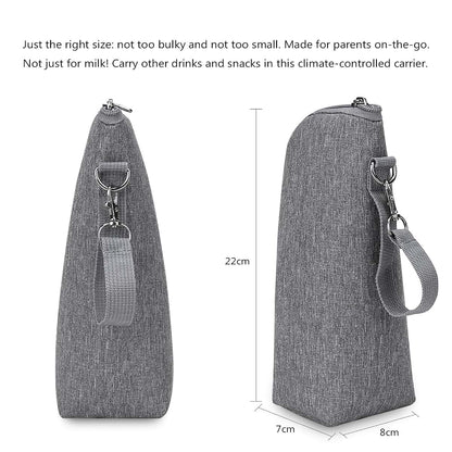 Travel Milk Warmer Bag Insulated Baby Bottle Cover for Nursing