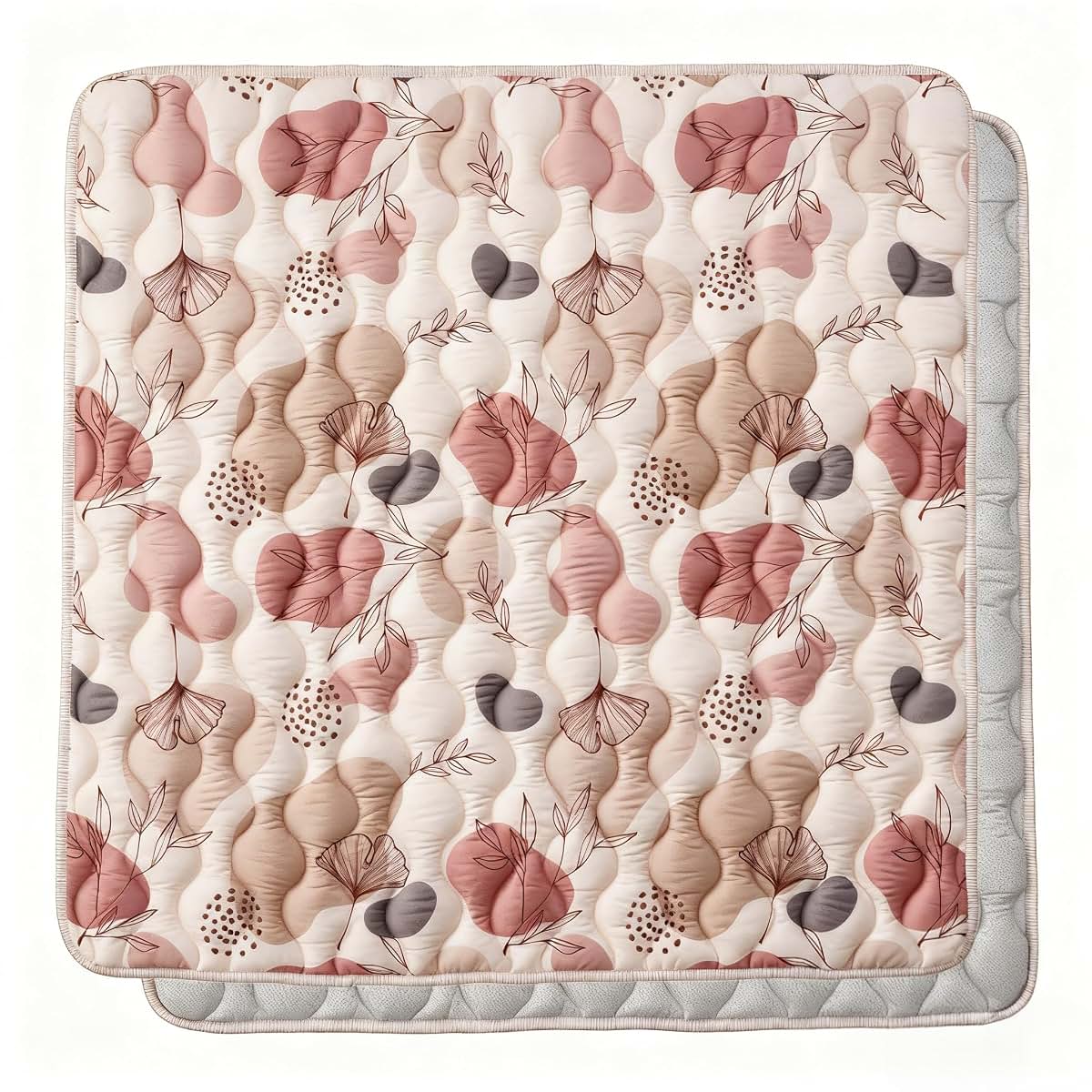 Bunnikins & Clover 50"x50" Thicken Soft Play Mat for Babies