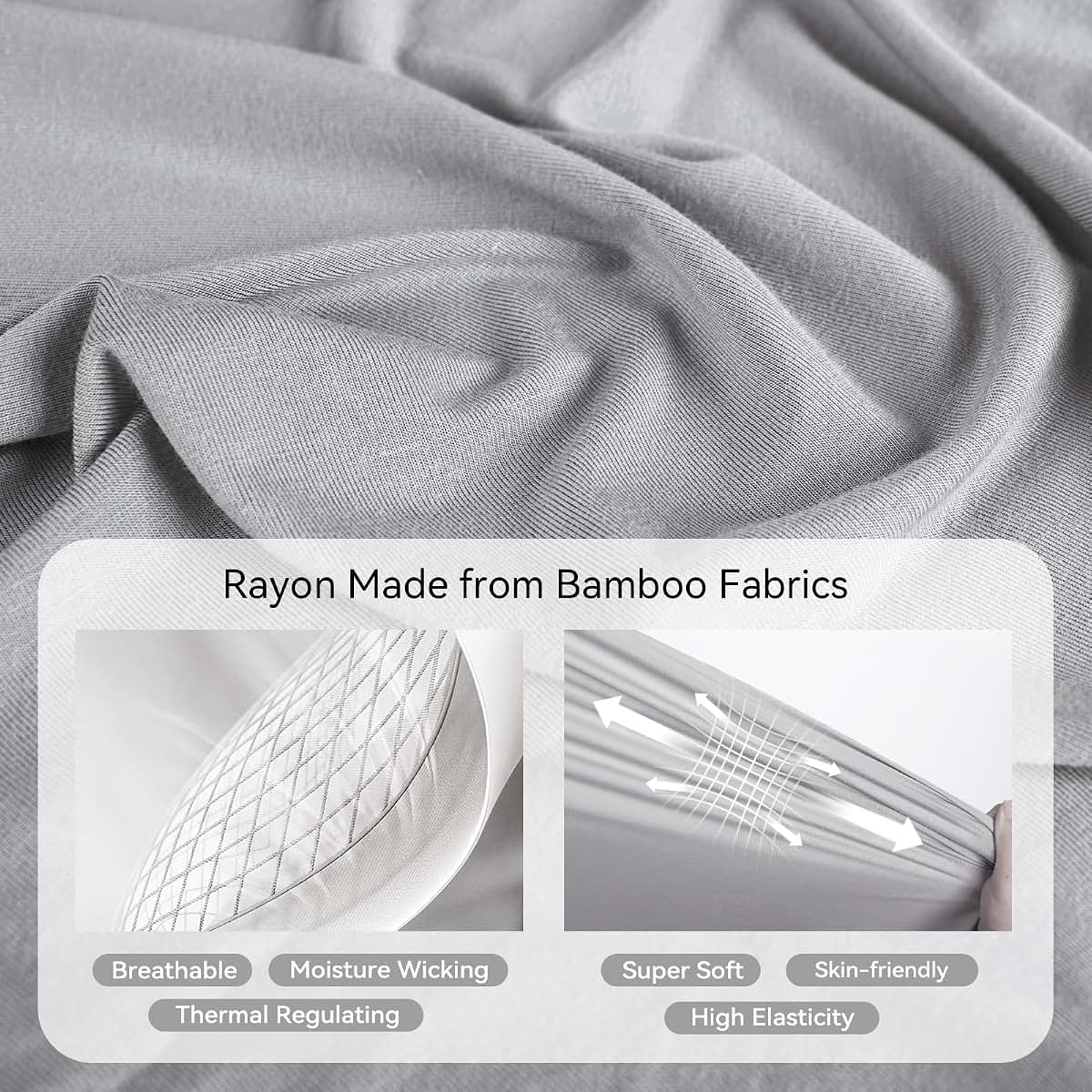 EasyFi Rayon from Bamboo Sleep Sack with Feet, 6-12 Months, 0.5/1.0 TOG