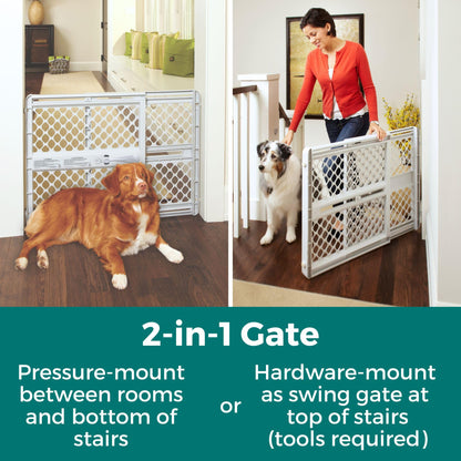 MYPET Universal Pet Gate Gray