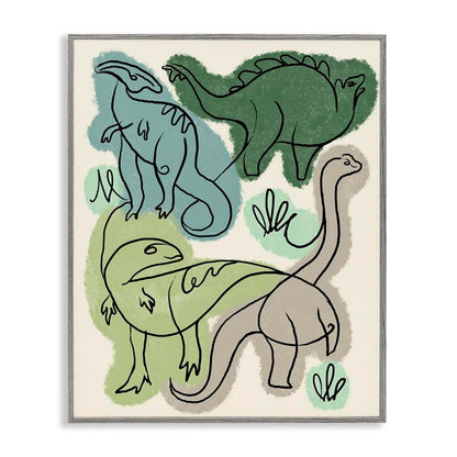 Stupell Industries Dinosaur Safari Wall Art