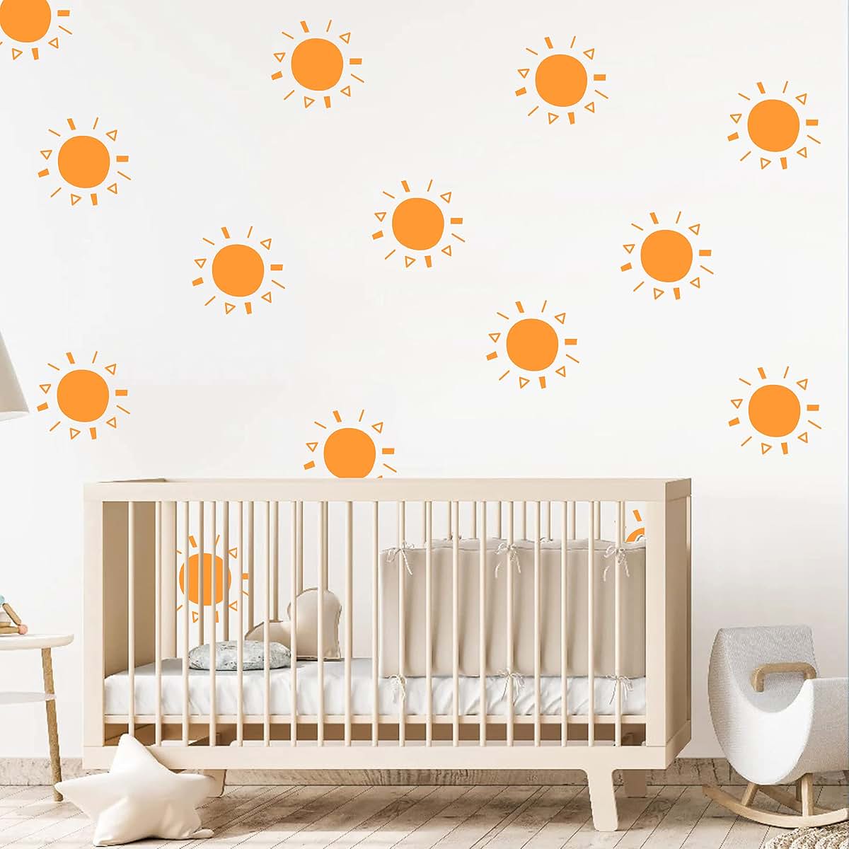 Sun Wall Decals – Decorative Stickers for Nursery and Kids' Rooms