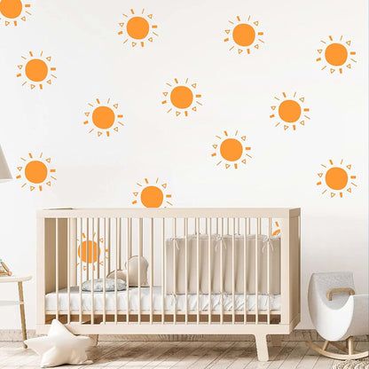 Sun Wall Decals – Decorative Stickers for Nursery and Kids' Rooms