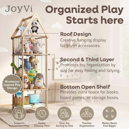 JoyVi Stuffed Animal Storage Corner With Adjustable Heights (photo 4)