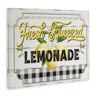 Stupell Industries Rustic Lemonade Canvas Art Print 48 x 36 Inches