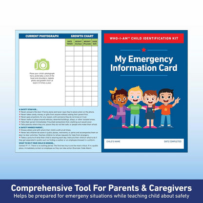 KidStar Safety Who-I-Am Child ID Kits with Fingerprint & DNA Samples (5 Pack) (photo 3)