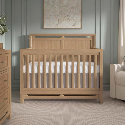 Evolur Bradford 5-in-1 Convertible Full Size Baby Crib in Alpine Oak (photo 2)