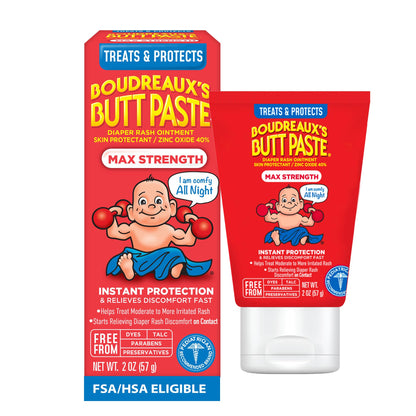 Boudreaux's Butt Paste Max Strength Diaper Rash Cream