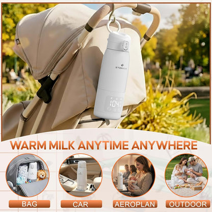 Stenviax Portable Bottle Warmer for Travel and Night Feeding, 17 oz (photo 2)