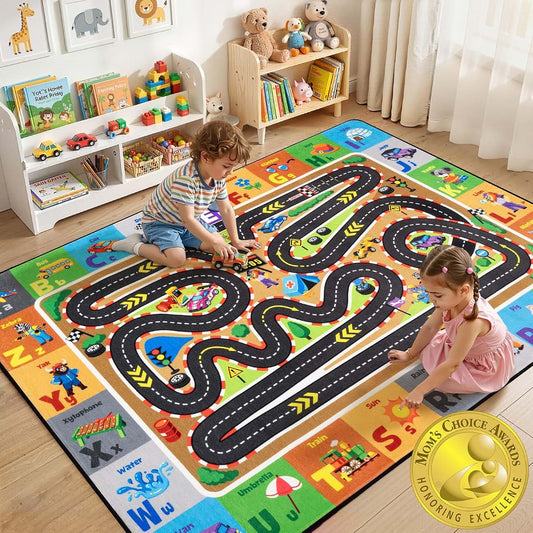 Nursery Rug and Mat Floor Cover for Baby Room and Play Area Setup