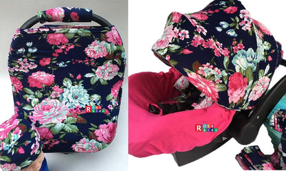 Rosy Kids 9pc Ultimate Infant Car Seat Cover Set