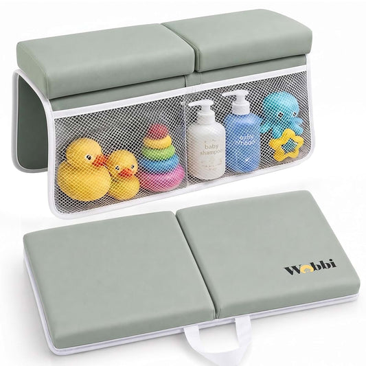 Wobbi Baby Bath Kneeler And Elbow Rest Pad Set