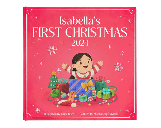 Luna Studios Baby's First Christmas Personalized Children's Book