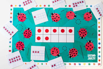 Domino and Juliette Set of 3 Educational Placemats (photo 4)
