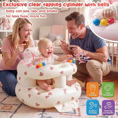 Lmpieok Upgraded V4.0 Inflatable Baby Seat for Sitting Support and Play