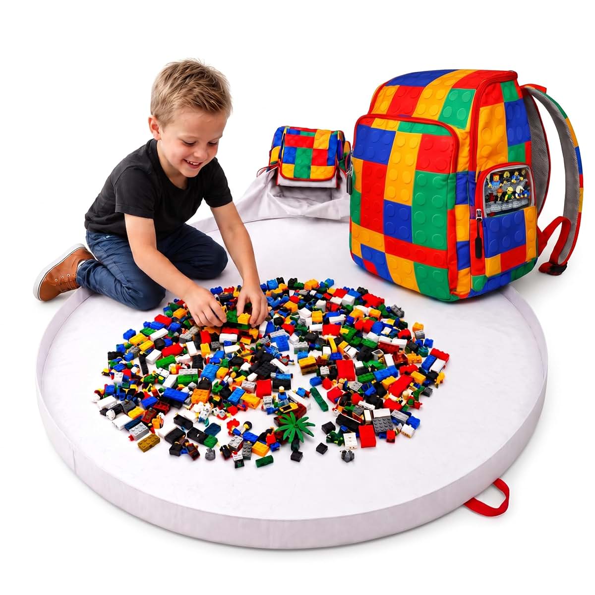 Kreative Kollector BrickPack LEGO Storage Backpack With Play Mat