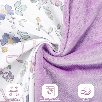 SWESEN Nursing Pillow Cover - Purple Stretchy Slipcover (photo 3)